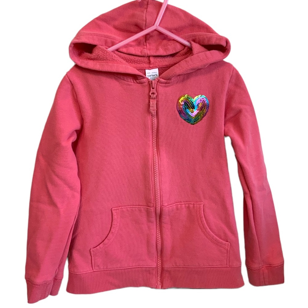 * Bundle Special 4/$20 * Carter’s Hoodie With Sequin Heart